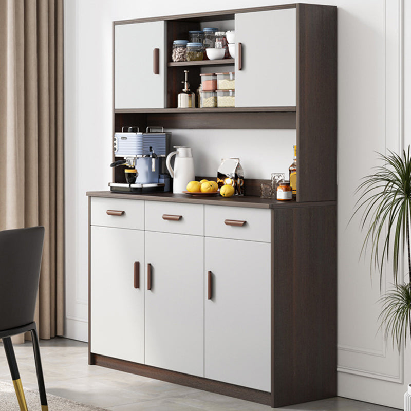 Modern Buffet Server Door Engineered Wood Sideboard Table for Home