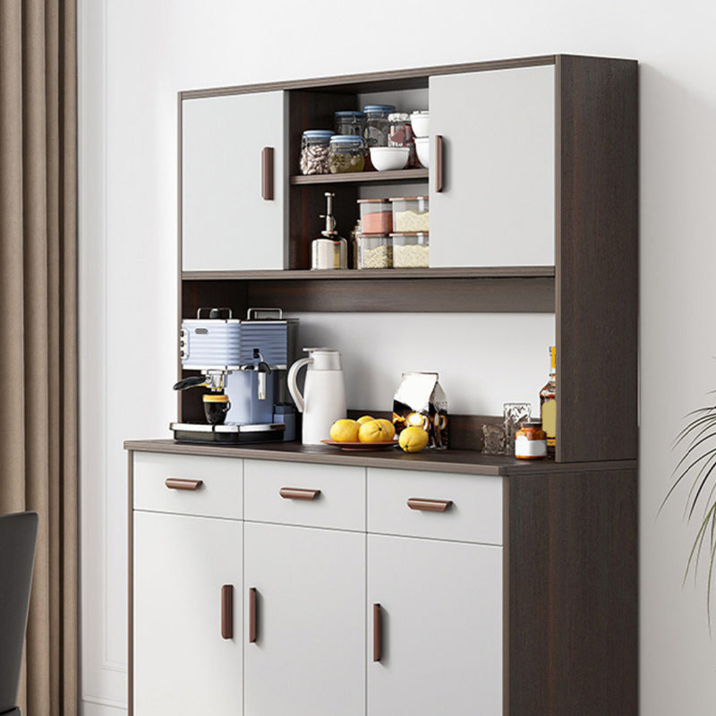 Modern Buffet Server Door Engineered Wood Sideboard Table for Home