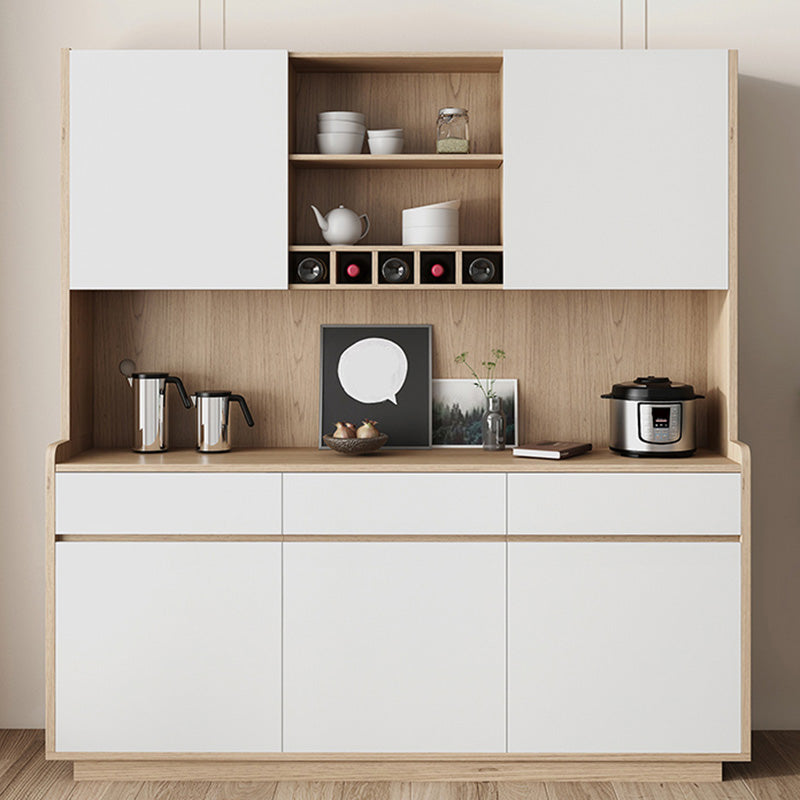 Modern Style Credenza Door Engineered Wood Sideboard for Kitchen