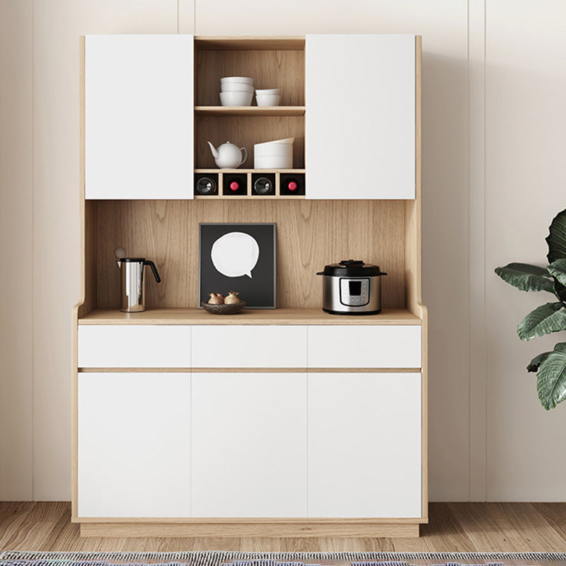 Modern Style Credenza Door Engineered Wood Sideboard for Kitchen