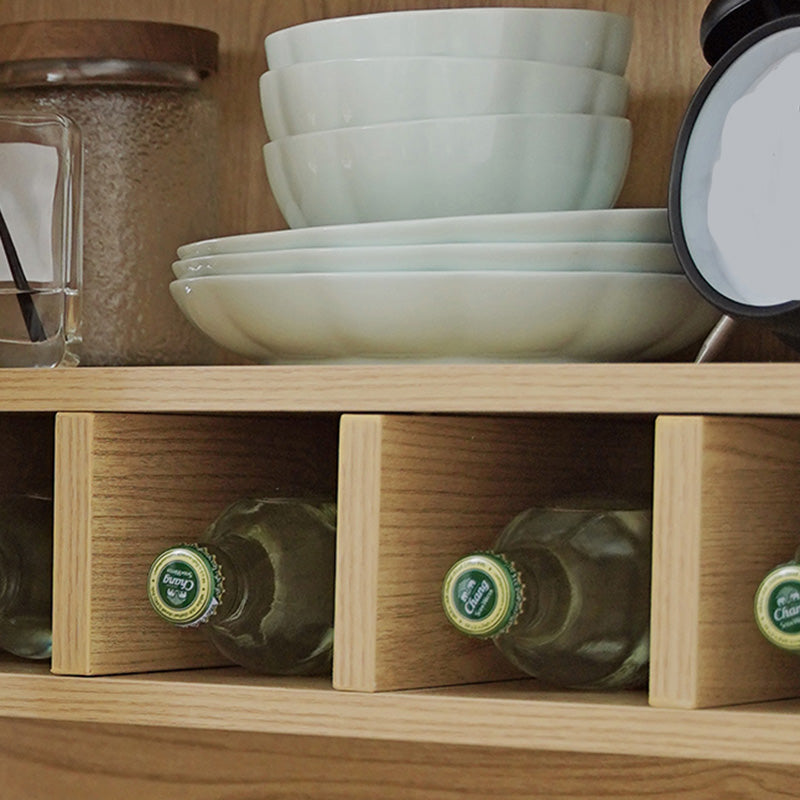 Modern Style Credenza Door Engineered Wood Sideboard for Kitchen