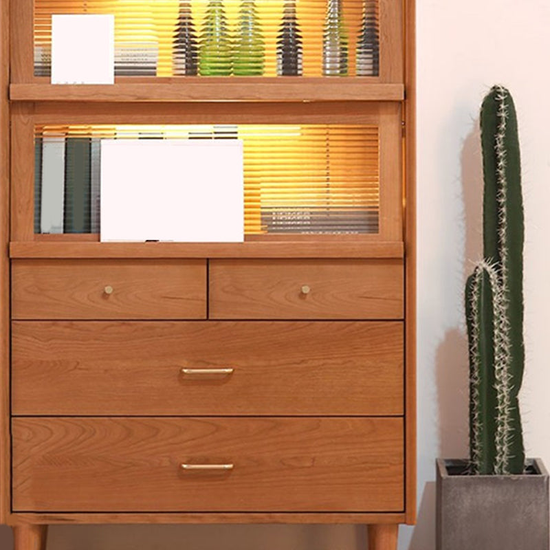 Wooden Storage Sideboard Home Modern Side Board with Drawers