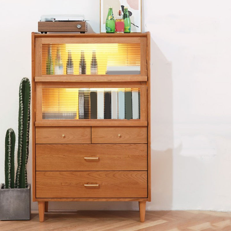 Wooden Storage Sideboard Home Modern Side Board with Drawers