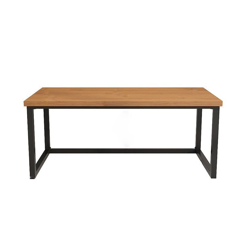 Solid Wood Rectangular Writing Desk Industrial Gaming Desk for Home