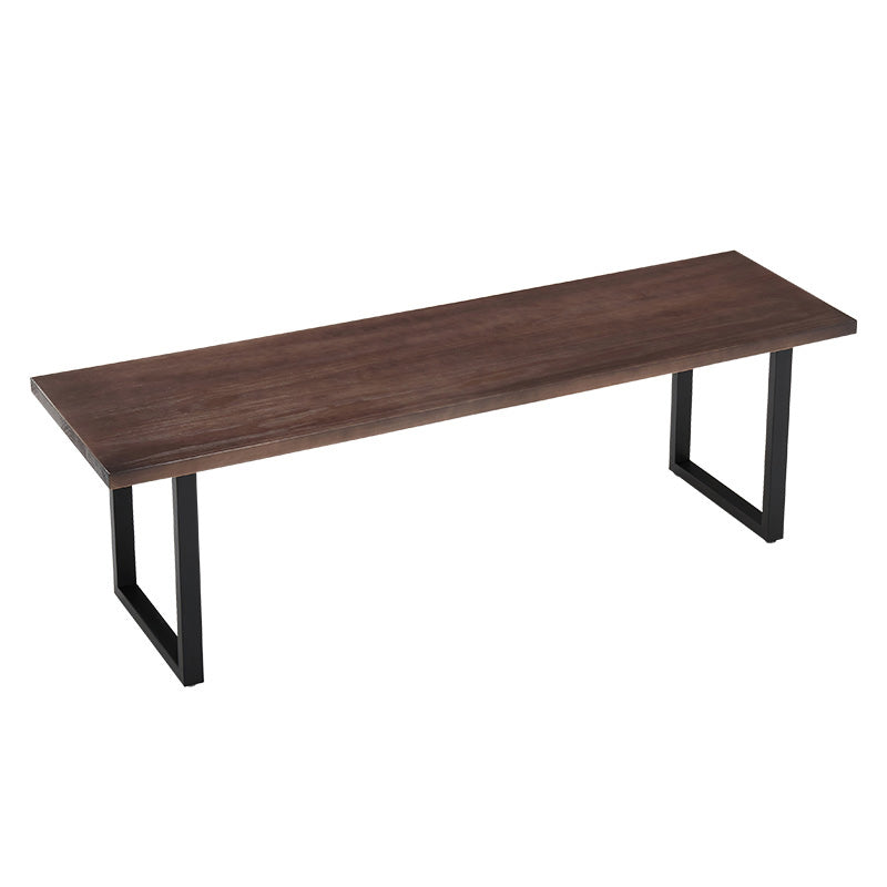 Industrial Solid Wood Writing Desk Rectangular Meeting Desk for Office