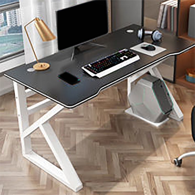 Contemporary Wooden Computer Desk Bedroom Office Desk with Cable Management