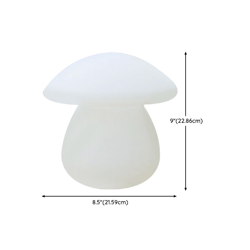 Modern Pillar Lamp Creative Outdoor Light with Plastic Shade for Garden