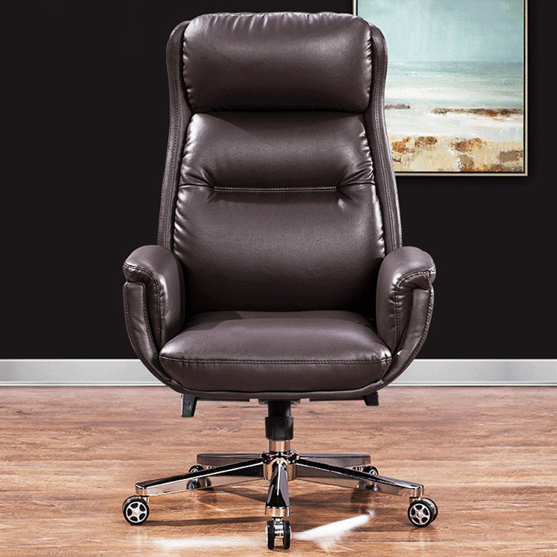 Contemporary PU Computer Chair High Back Swivel Managers Chair