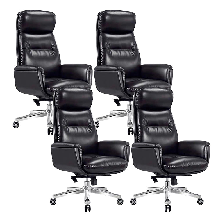 Contemporary PU Computer Chair High Back Swivel Managers Chair