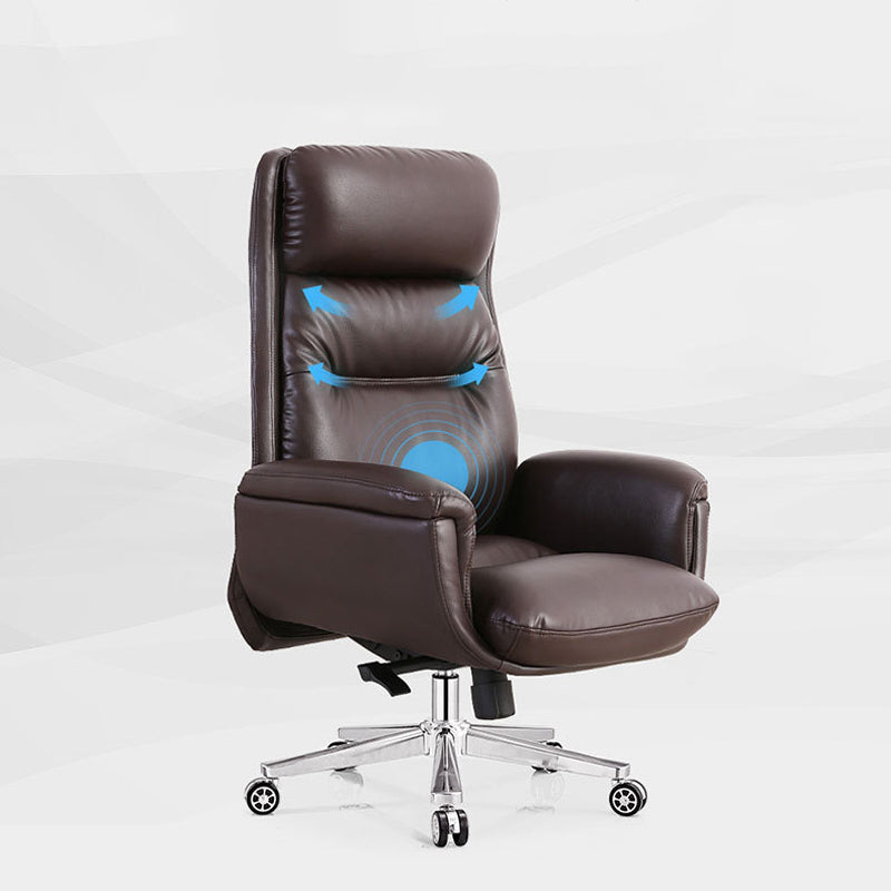 Contemporary PU Computer Chair High Back Swivel Managers Chair