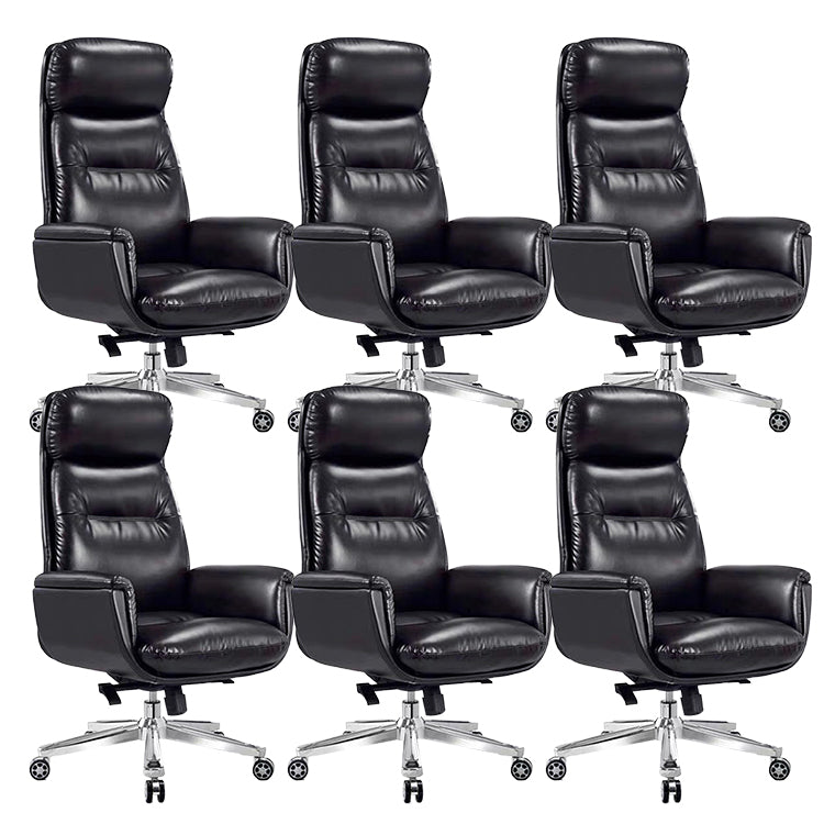 Contemporary PU Computer Chair High Back Swivel Managers Chair