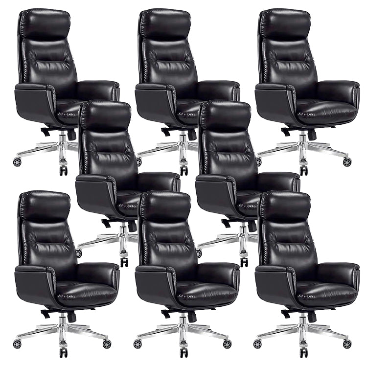 Contemporary PU Computer Chair High Back Swivel Managers Chair