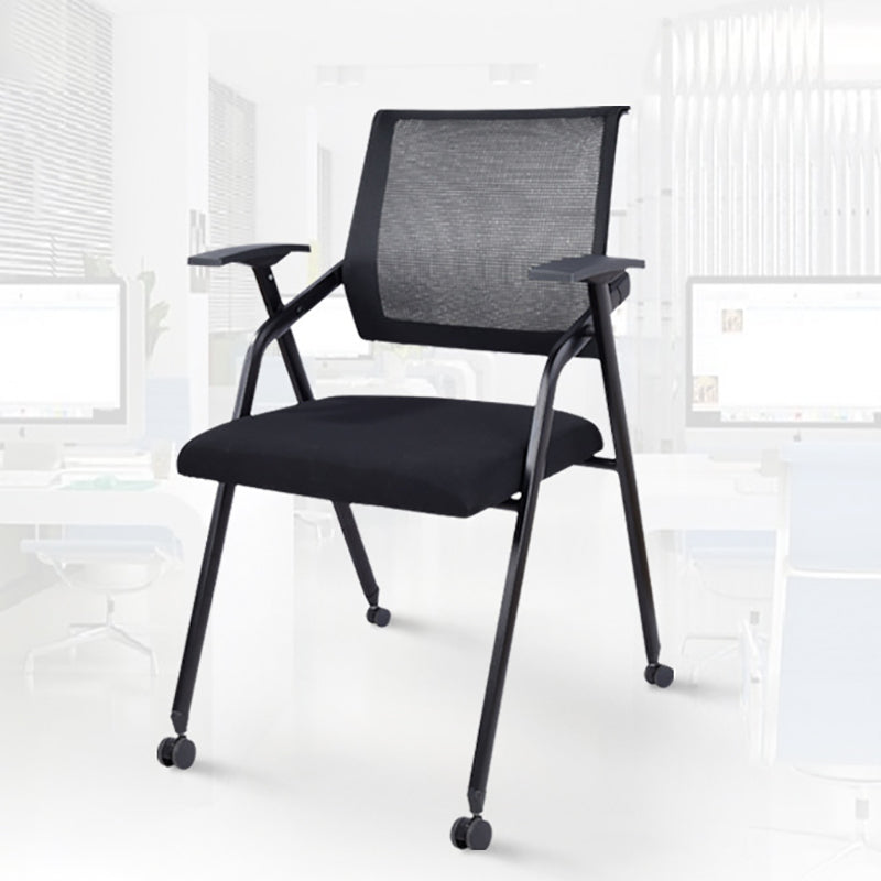 Contemporary Microfiber Arm Chair Conference Mid-Back Office Chair