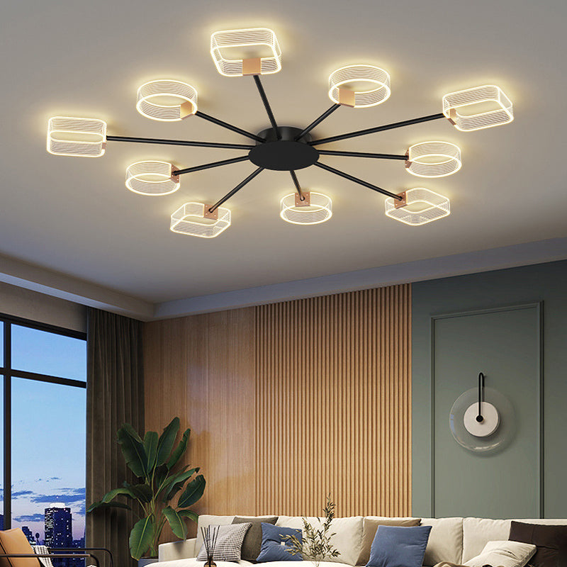 Flush Mount Ceiling Light Modern Fixture Flush Mount Lamp for Dining Room