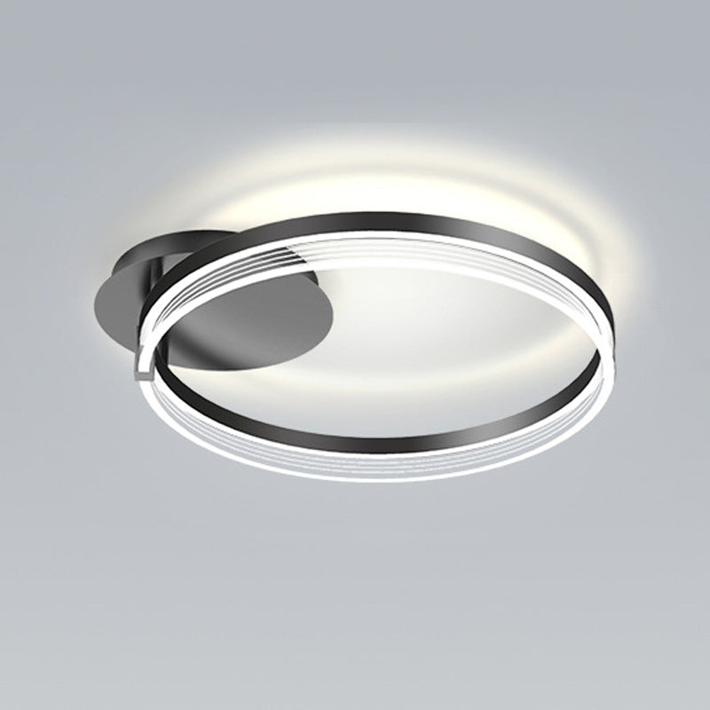 Ring Shape Flush Mount Ceiling Light Modern Fixture Flush Mount Lamp for Living Room