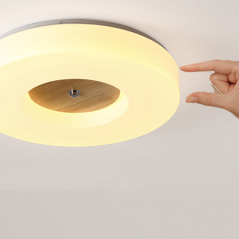 Modern Round Ceiling Mount Light LED Ceiling Light with Acrylic Shade for Aisle