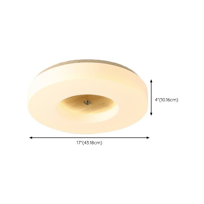 Modern Round Ceiling Mount Light LED Ceiling Light with Acrylic Shade for Aisle