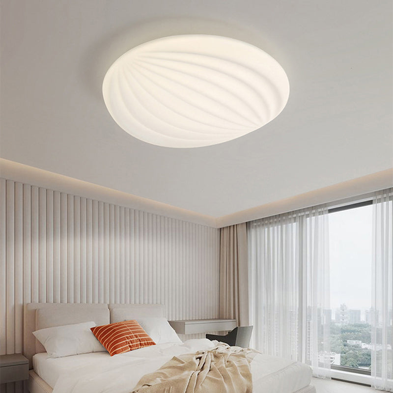 Modern White Ceiling Light LED Flush Mount Lighting for Dining Room