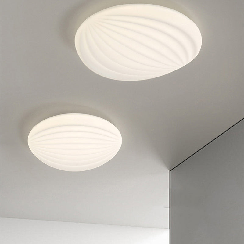 Modern White Ceiling Light LED Flush Mount Lighting for Dining Room