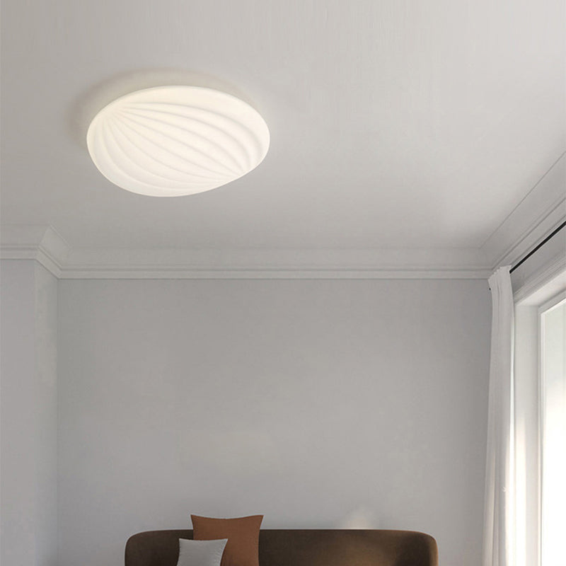 Modern White Ceiling Light LED Flush Mount Lighting for Dining Room