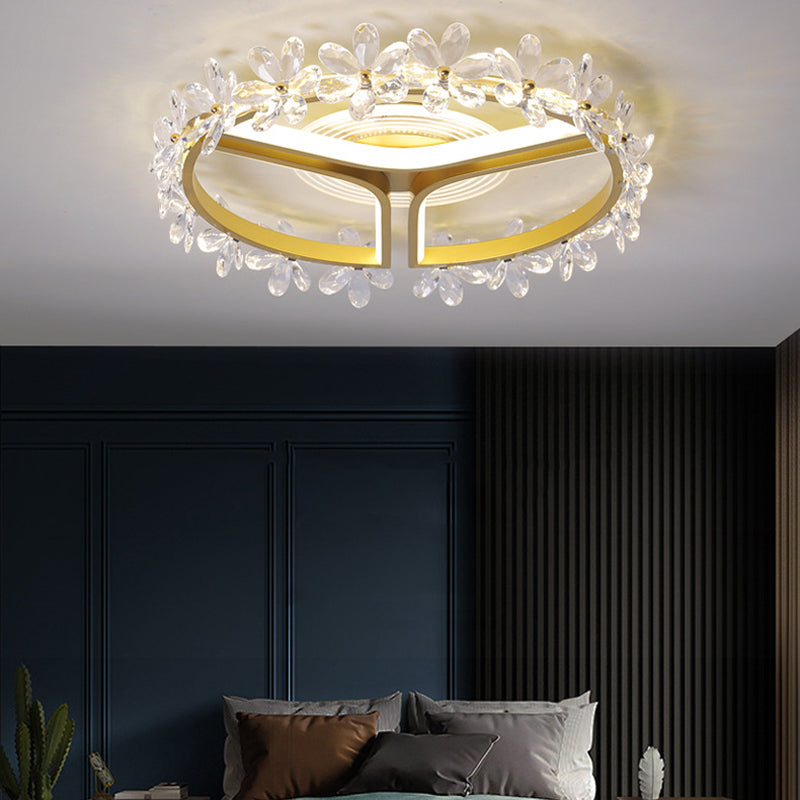 Multiple-Light Round Flush Ceiling Lights Modern Metal Flush Mount