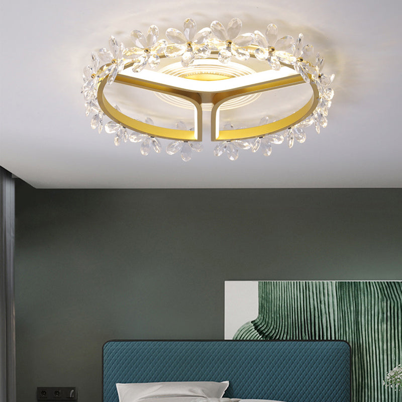 Multiple-Light Round Flush Ceiling Lights Modern Metal Flush Mount