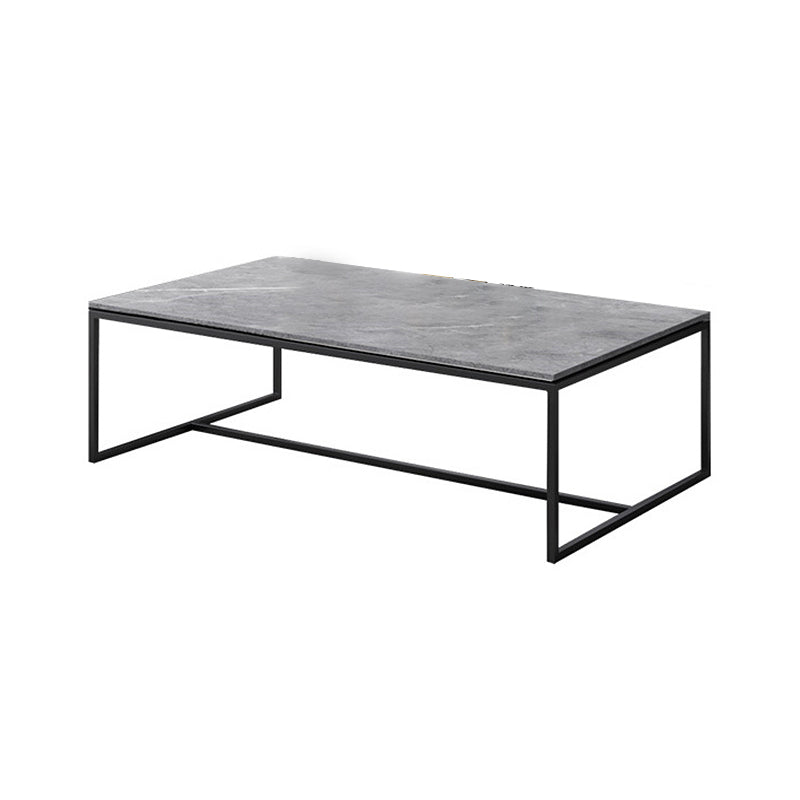 Trestle 1 Single Coffee Table Stone Top Luxurious Coffee Table