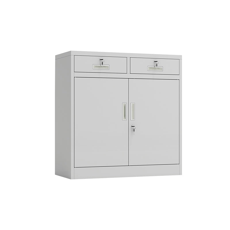 Vertical Filing Cabinet Contemporary Steel Fire-Resistant File Cabinet for Home or Office