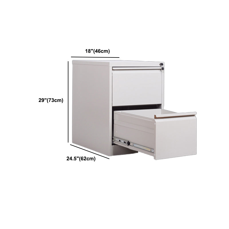 Steel Filing Cabinet Contemporary File Cabinet with Lock and Storage