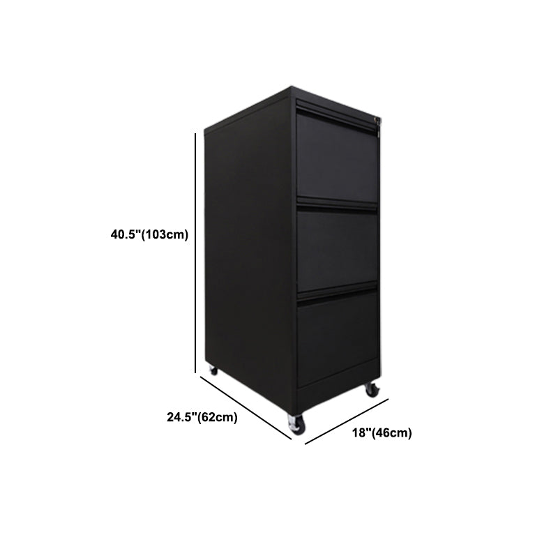 Steel Filing Cabinet Contemporary File Cabinet with Lock and Storage