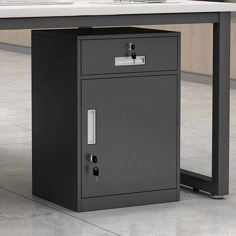 Vertical Filing Cabinet Metal File Cabinet with Lock and Storage