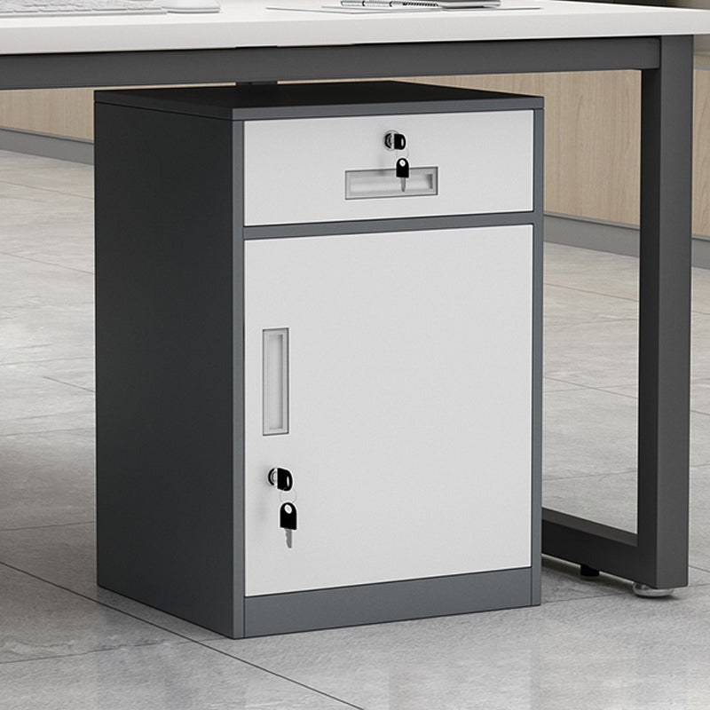 Vertical Filing Cabinet Metal File Cabinet with Lock and Storage