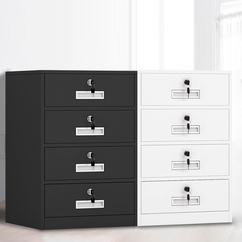 Vertical Filing Cabinet Metal File Cabinet with Lock and Storage