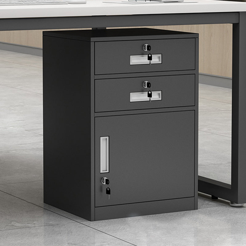 Vertical Filing Cabinet Metal File Cabinet with Lock and Storage