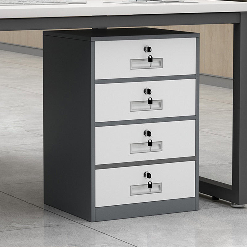 Vertical Filing Cabinet Metal File Cabinet with Lock and Storage