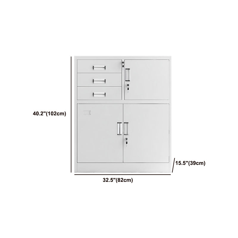 Vertical Filing Cabinet Contemporary File Cabinet with Lock and Storage