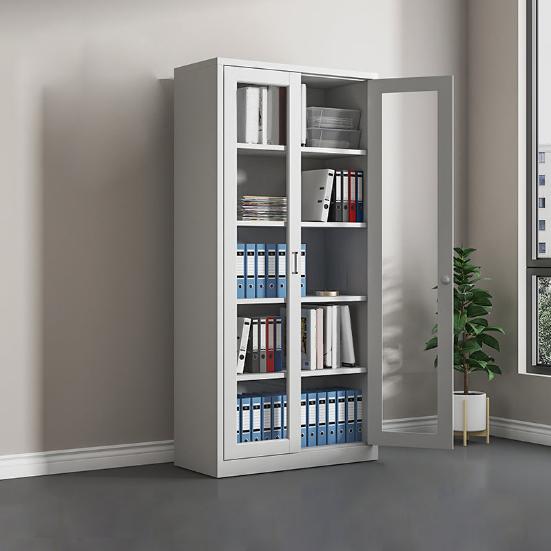 Fire-Resistant Filing Cabinet Vertical File Cabinet with Storage Shelves