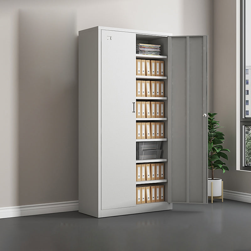 Fire-Resistant Filing Cabinet Vertical File Cabinet with Storage Shelves