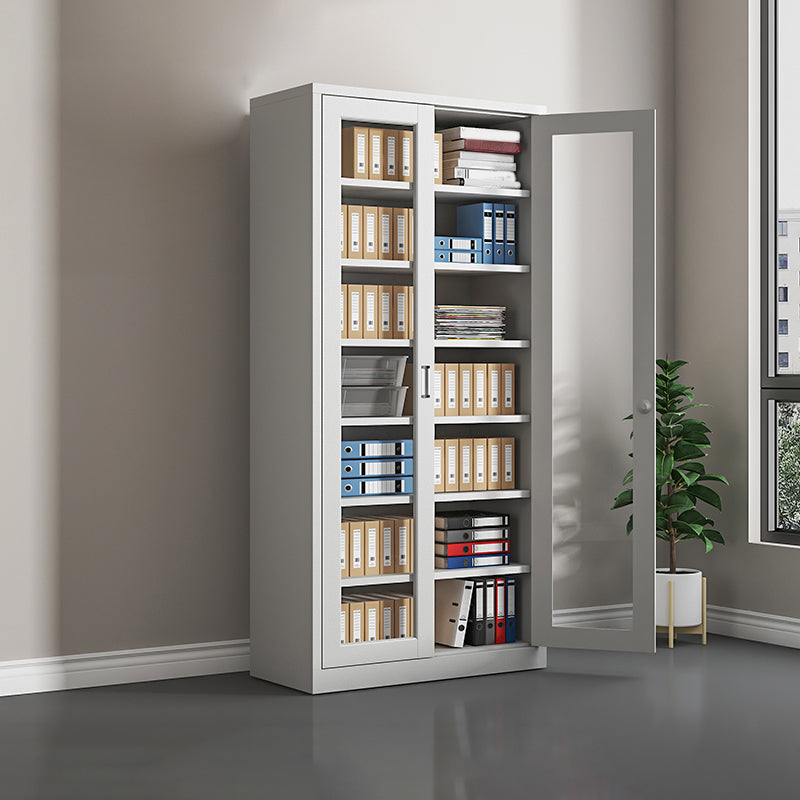 Fire-Resistant Filing Cabinet Vertical File Cabinet with Storage Shelves