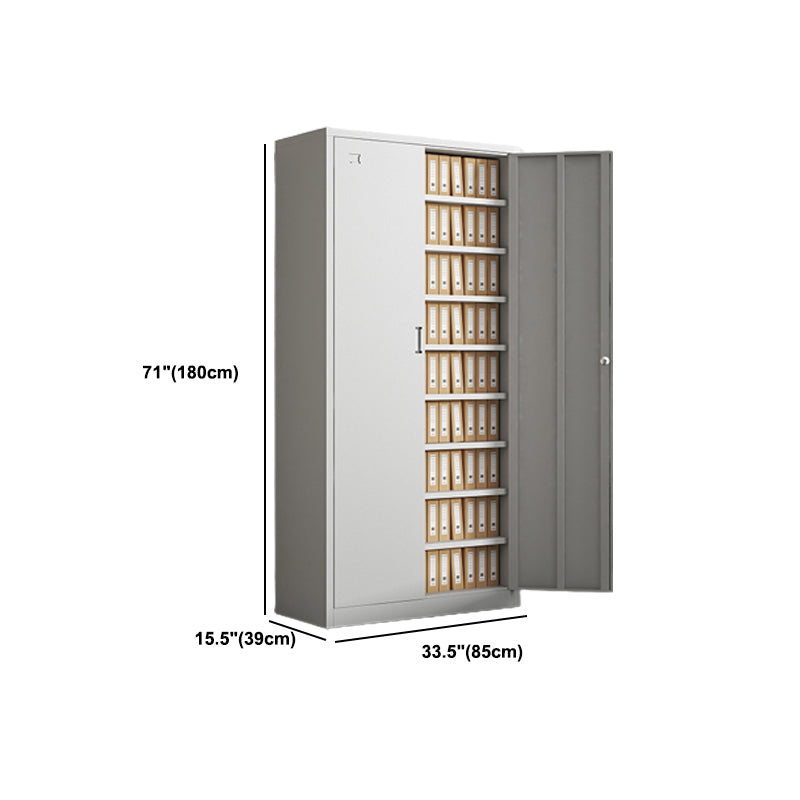 Fire-Resistant Filing Cabinet Vertical File Cabinet with Storage Shelves