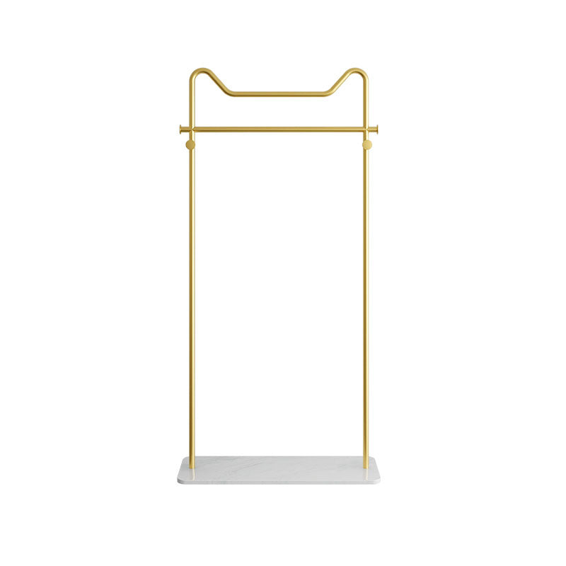 Modern Style Metallic Coat Rack Solid Color Hooks Design Free Standing Coat Rack