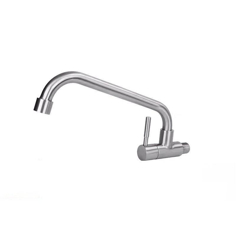 Modern Faucets 1-Handle and 1-Hole Single Level Stainless Steel Bar Faucet