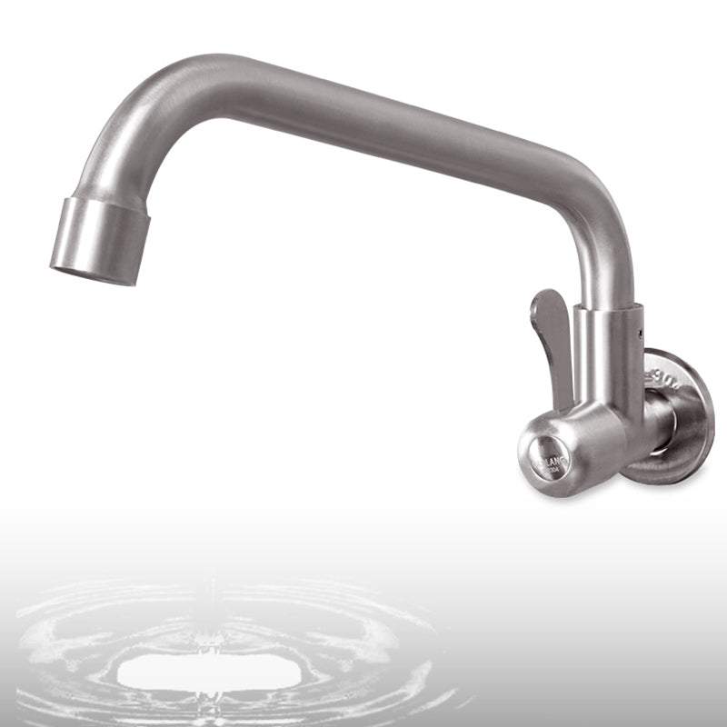 Modern Faucets 1-Handle and 1-Hole Single Level Stainless Steel Bar Faucet