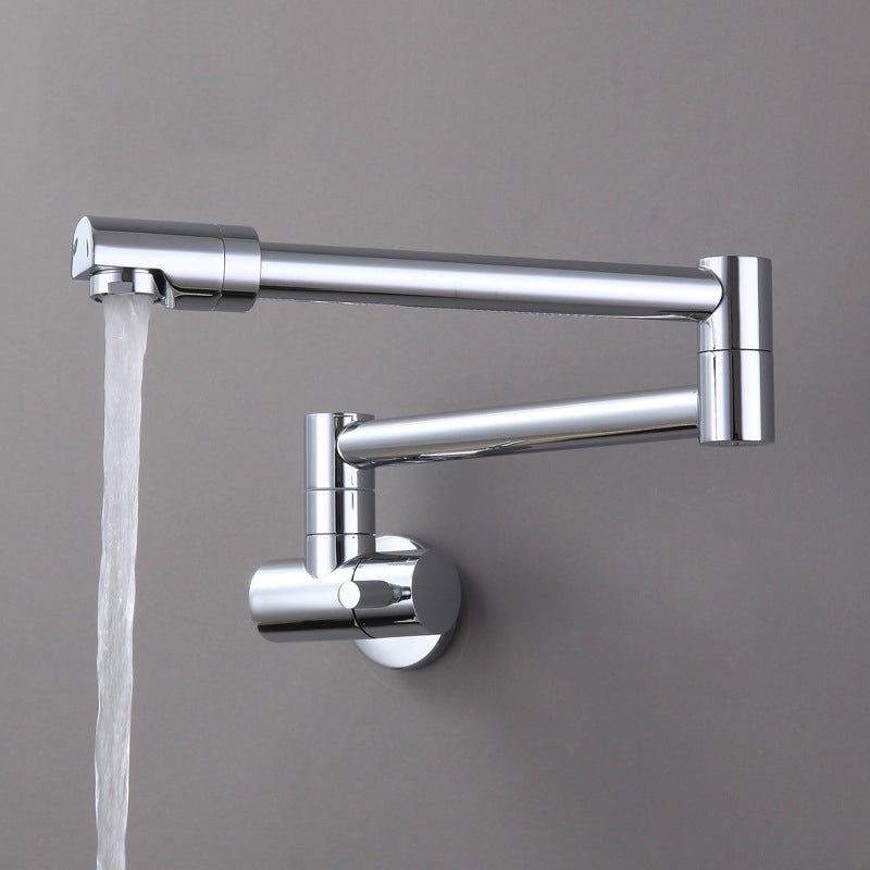 Modern Faucet 1-Handle and 1-Hole Single Level Low Pot Filler Kitchen Faucet