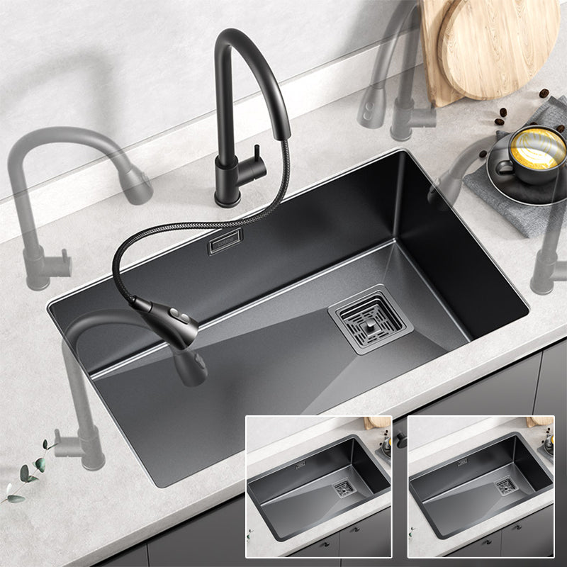 Classic Style Kitchen Sink Stainless Steel Corrosion Resistant Kitchen Sink