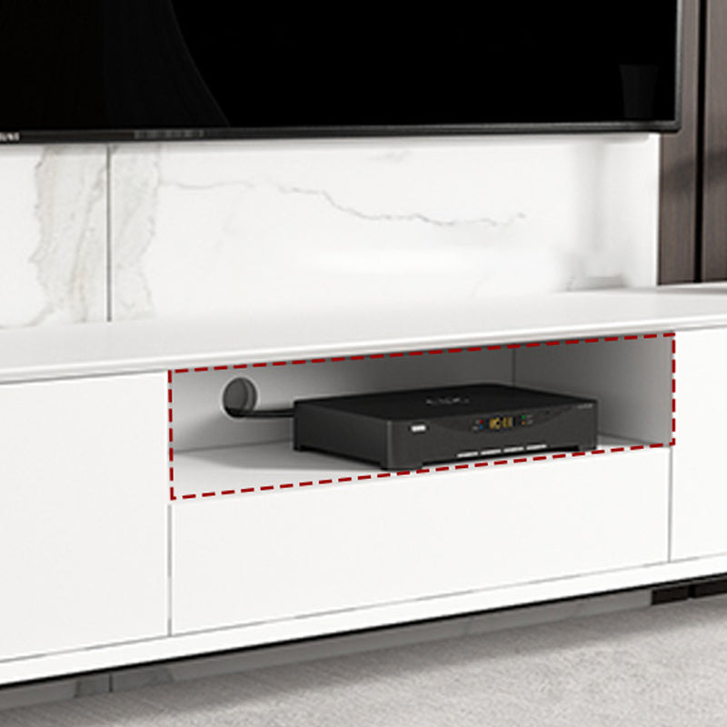 Contemporary 14-inch TV Console Modern TV Stand with Drawers