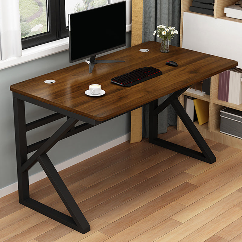 Industrial Writing Desk Manufactured Wood Office Desk with Shelf