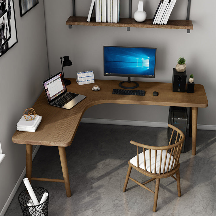 Solid Wood Writing Table Modern Style Working Table for Bedroom