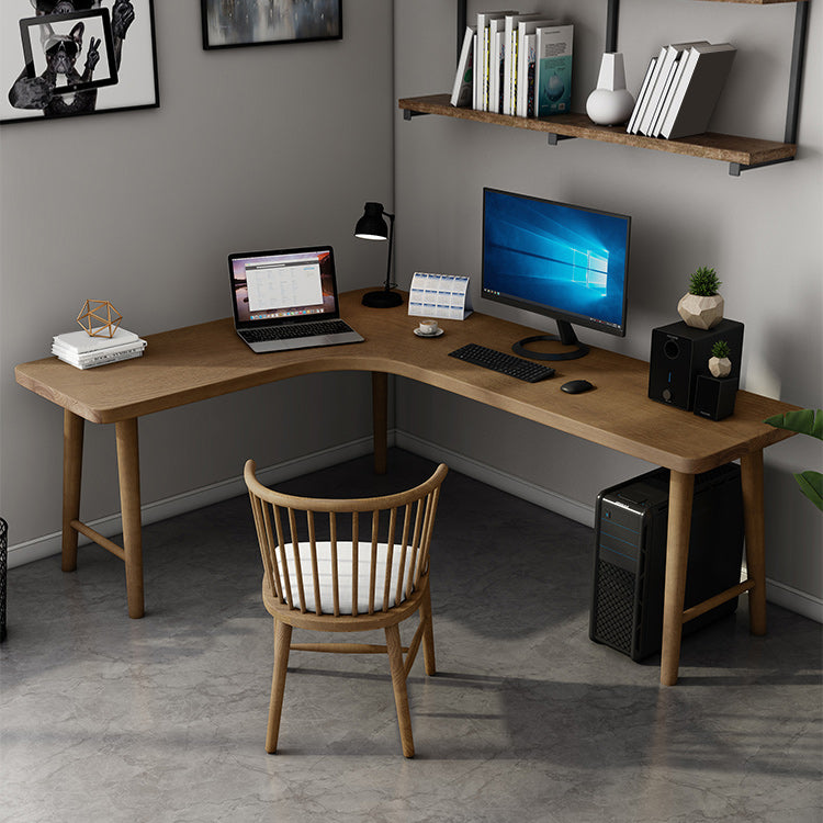 Solid Wood Writing Table Modern Style Working Table for Bedroom