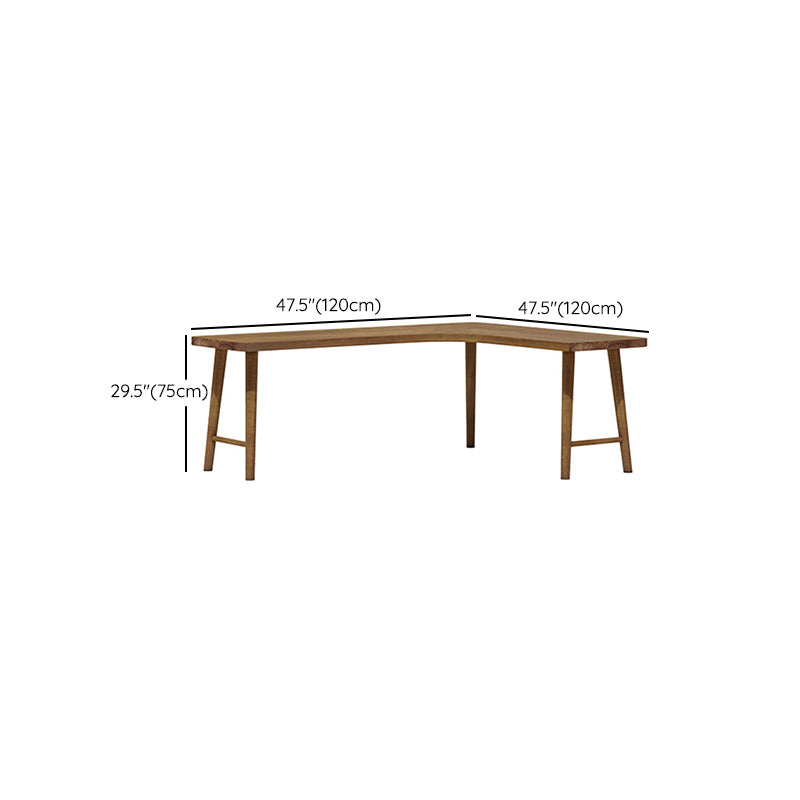 Solid Wood Writing Table Modern Style Working Table for Bedroom